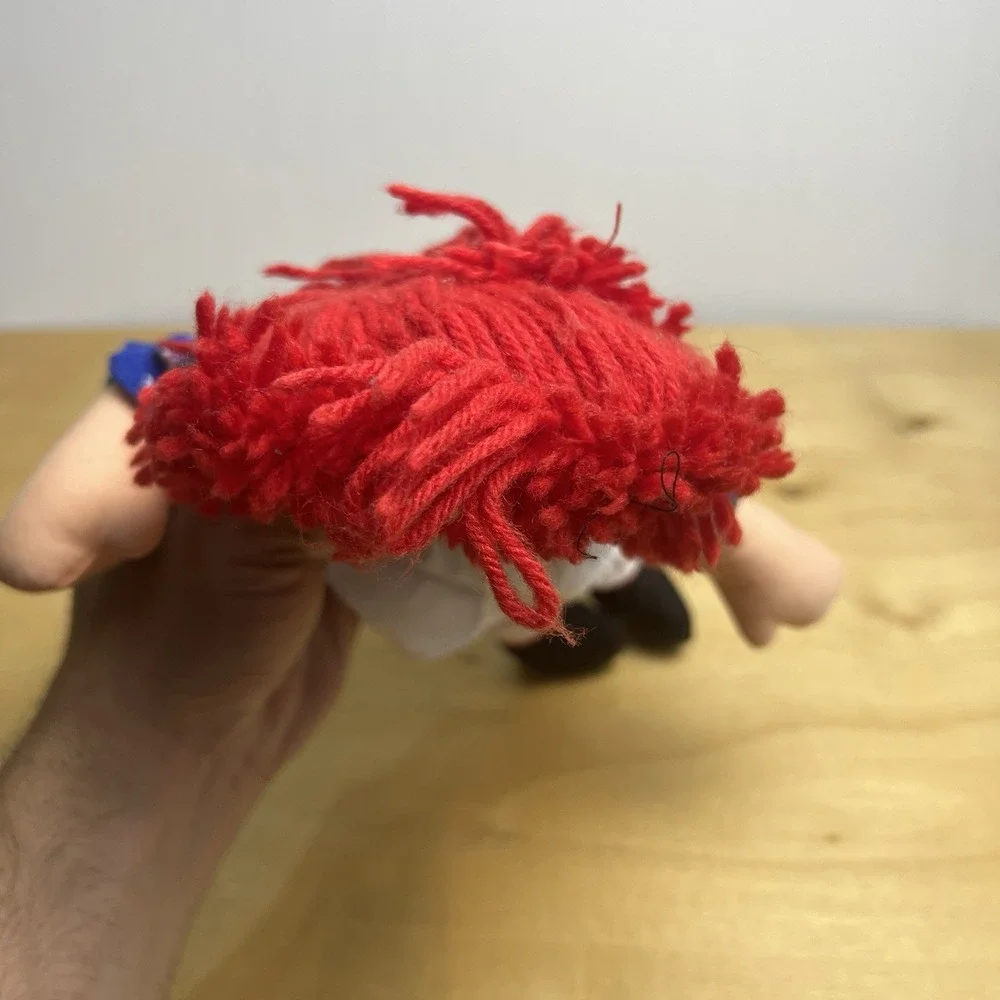 1987 *RAGGEDY‎ ANN DOLL* Vintage Playskool Fabric Stuffed Plush Toy Red Hair EUC